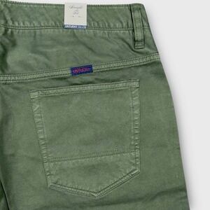 UNTUCKit Classic Pants Mens 34x32 Olive Straight Fit Stretch Chino Pima Cotton